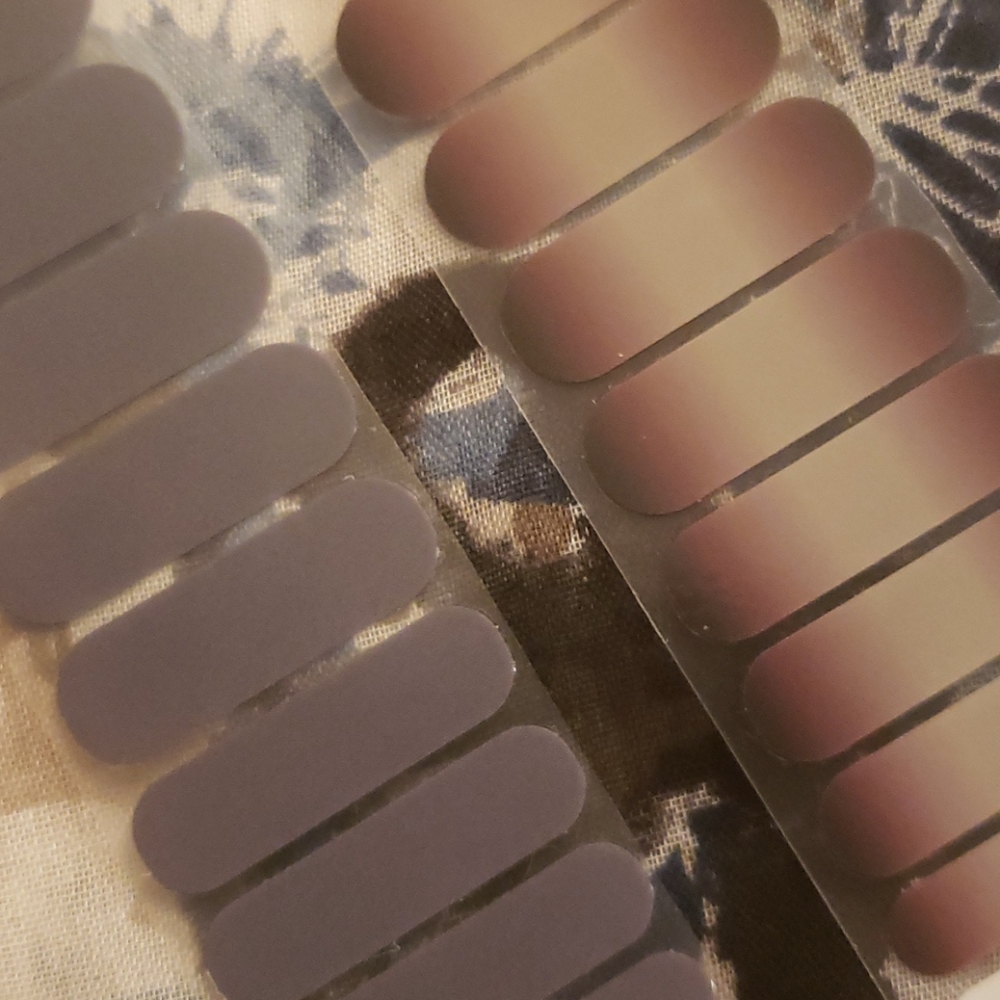 Dark colored wraps Two half sheets